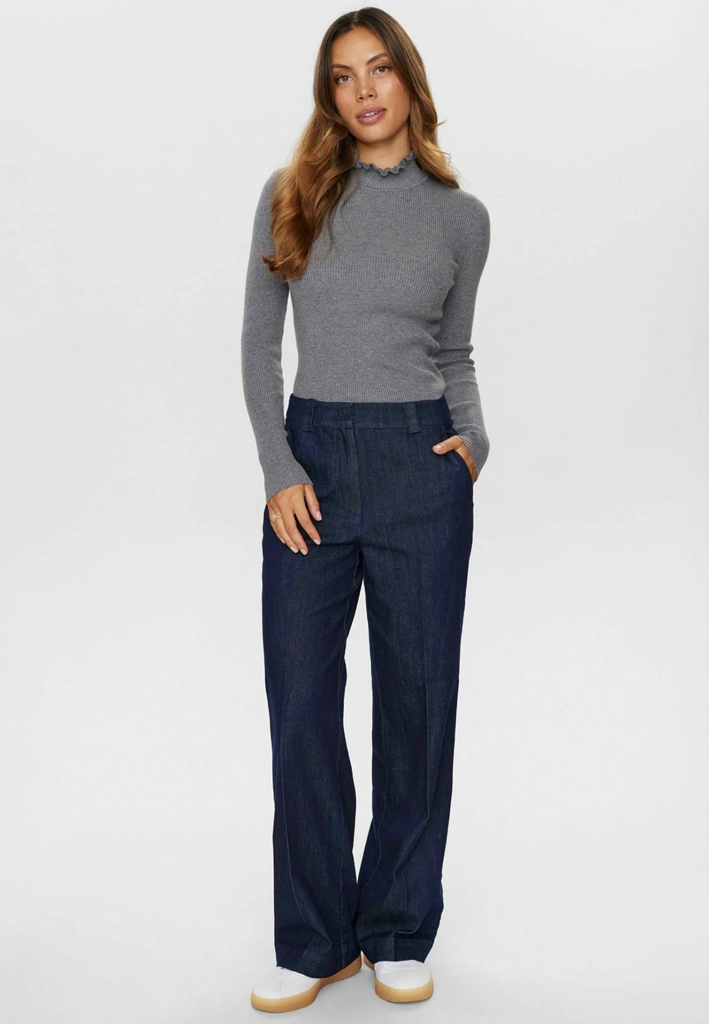 Pantalón sastre denim oscuro CONSTANCE