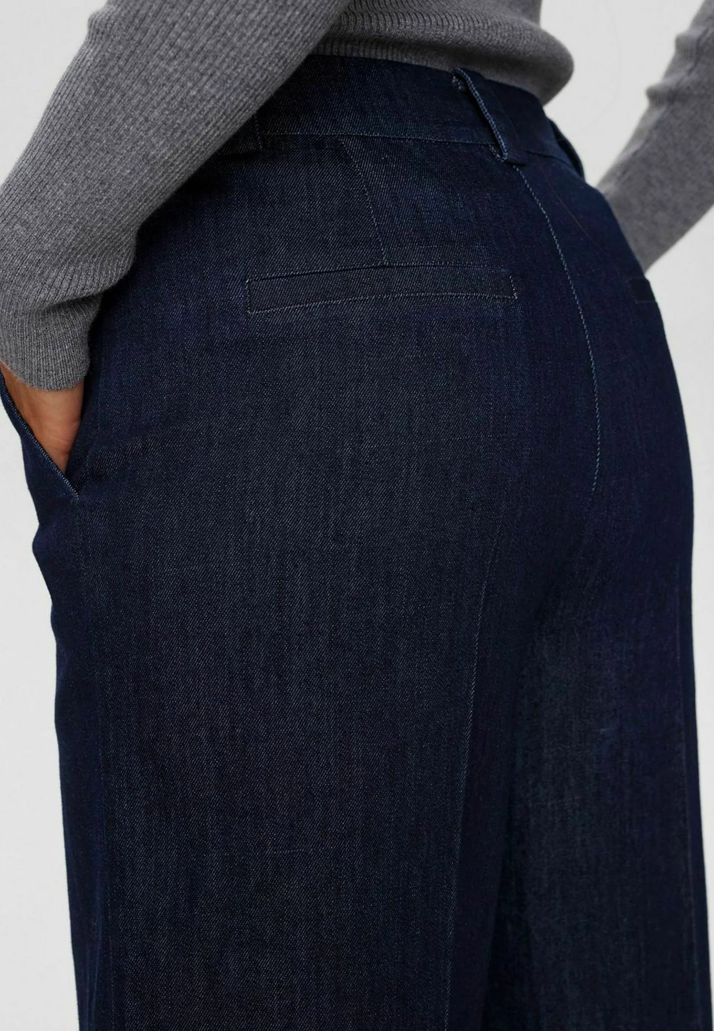 Pantalón sastre denim oscuro CONSTANCE