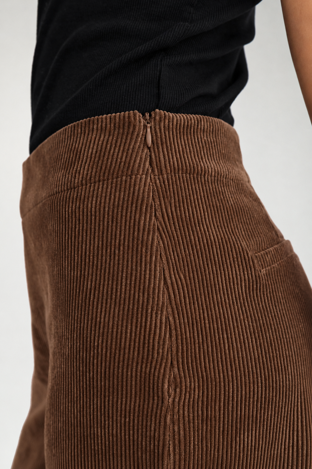 Pantalón de pana marrón CELISE