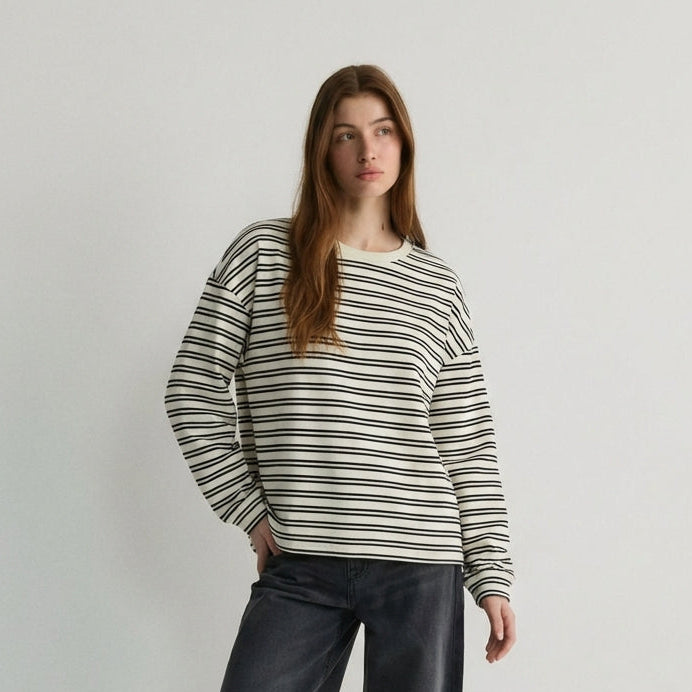 Sudadera oversize de rayas MAGGIE