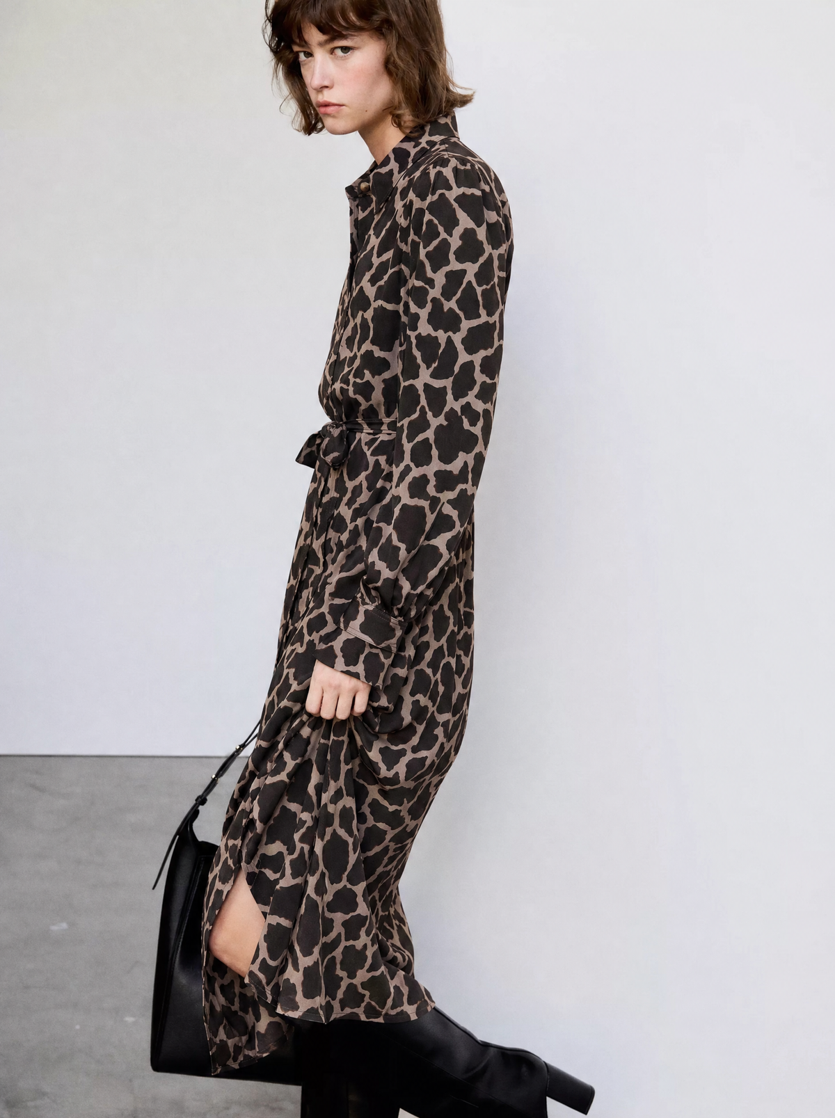 Vestido camisero animal print GIRAFFE