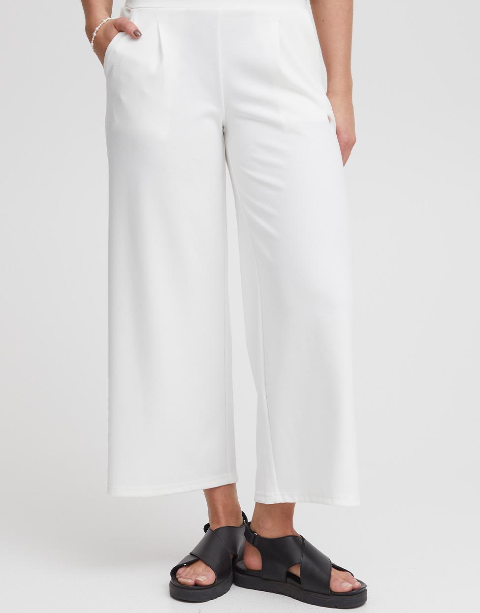 Pantalón cropped LINDA blanco