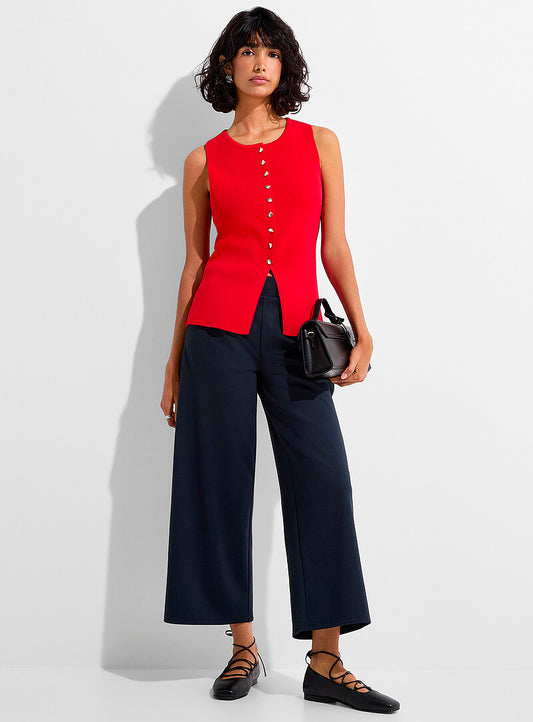 Pantalón cropped LINDA marino