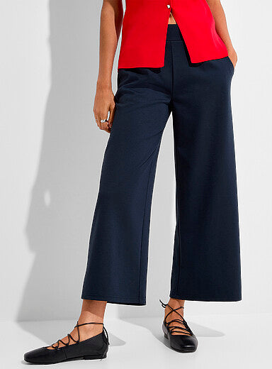 Pantalón cropped LINDA marino