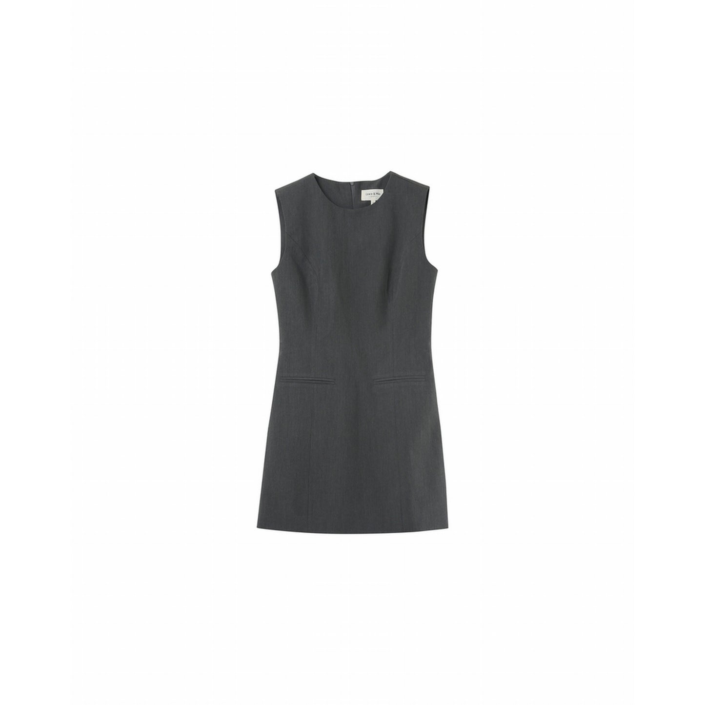 Vestido corto gris CLASSIC
