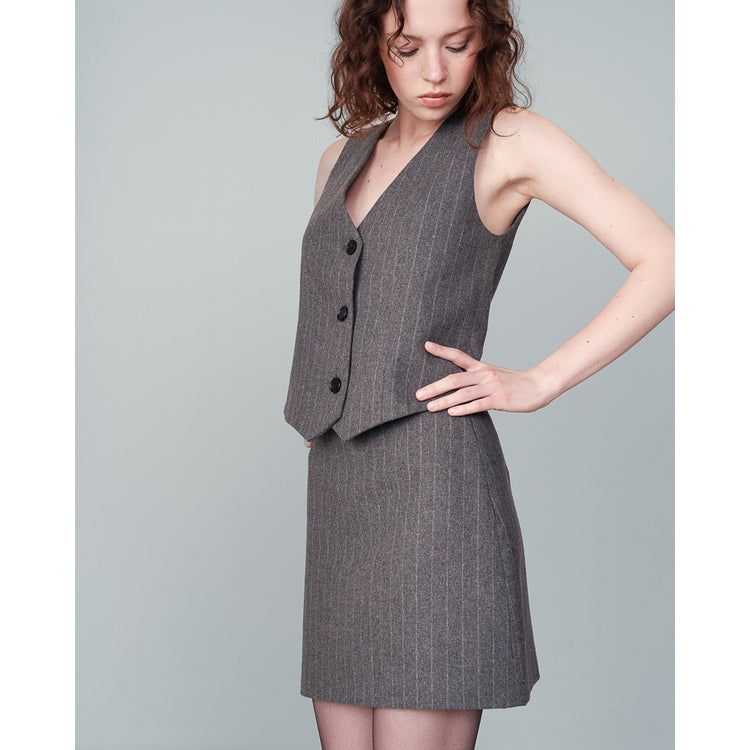 Minifalda gris BOSS