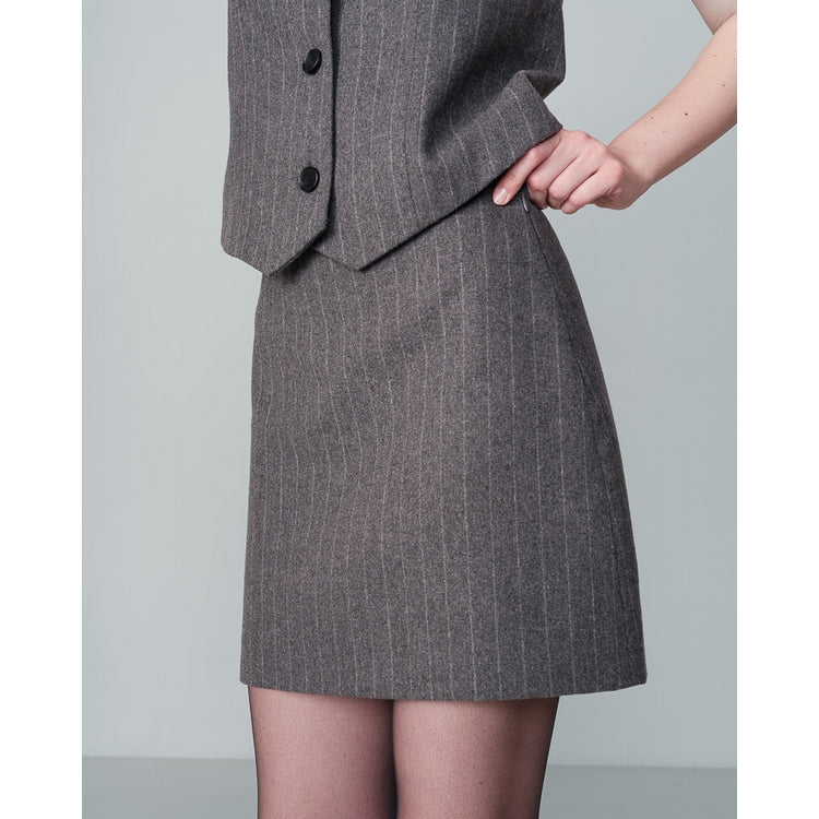 Minifalda gris BOSS