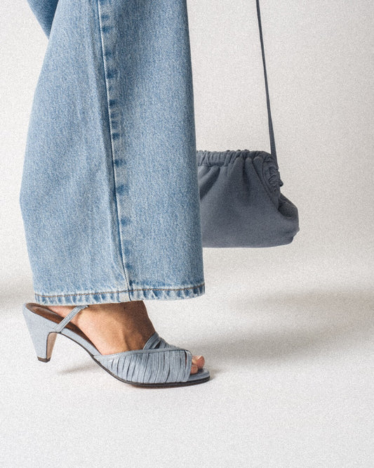 Sandalias de tiras azul bebé LEAN