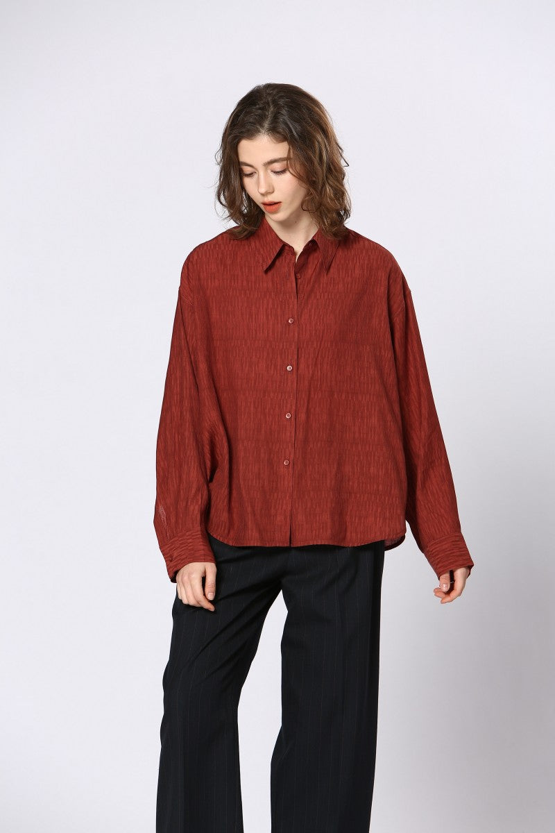 Camisa granate BASILIA