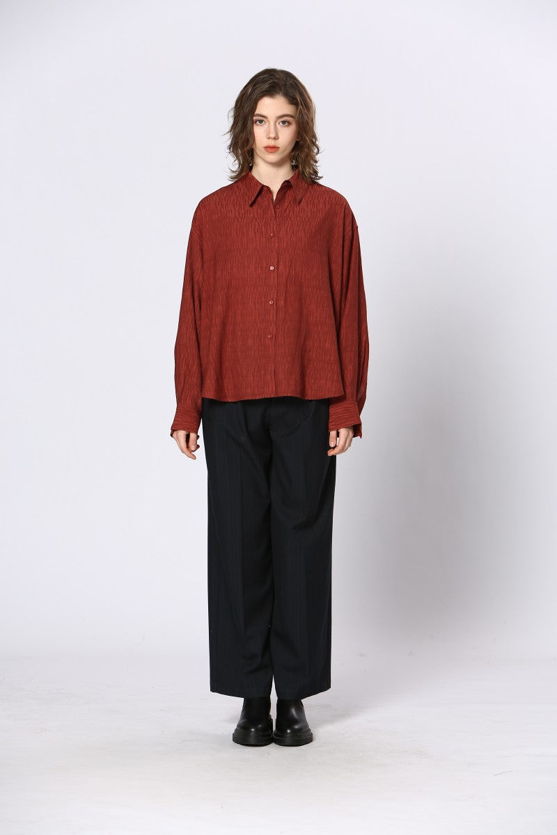 Camisa granate BASILIA