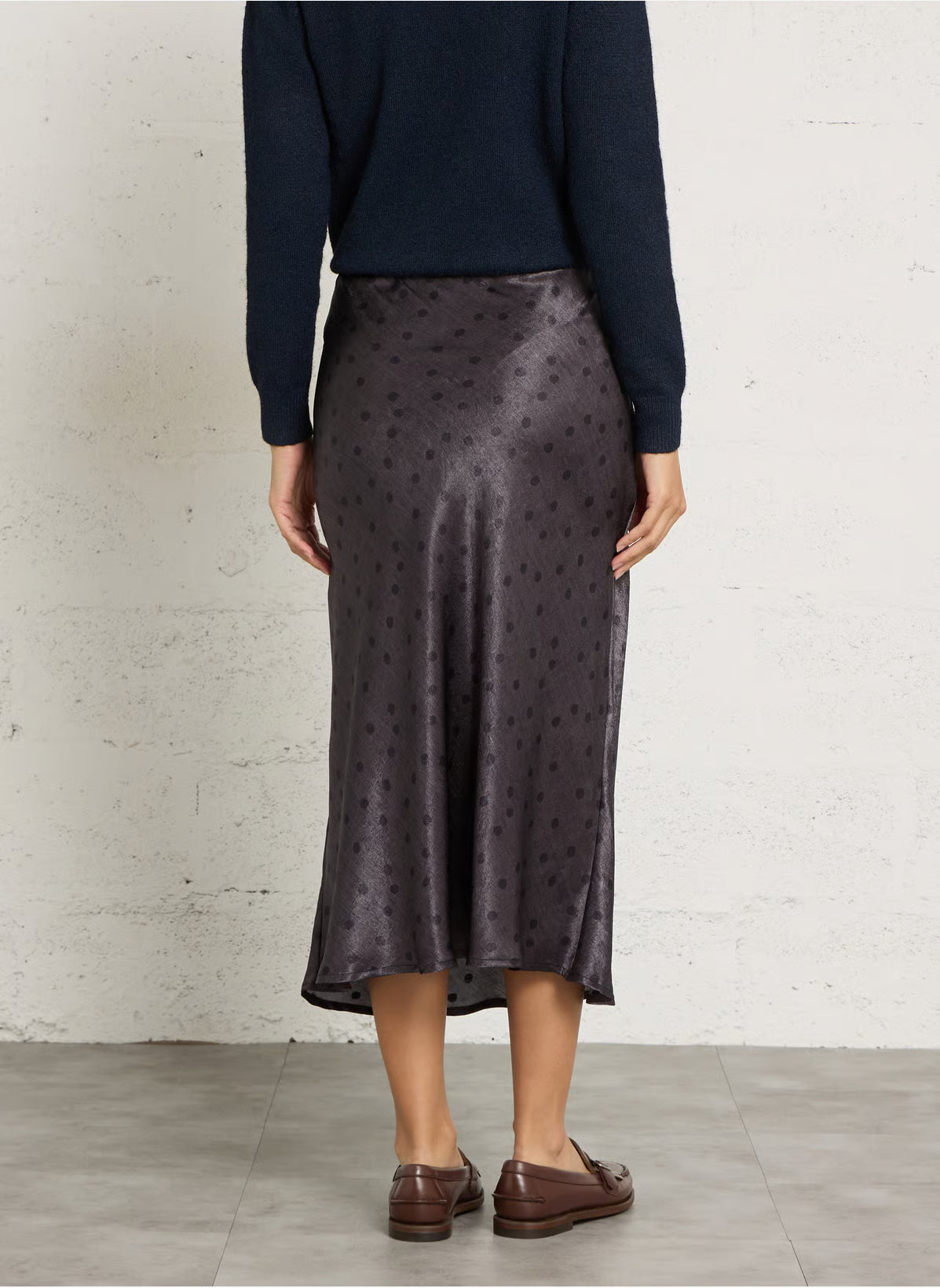 Falda midi fluida AURORA