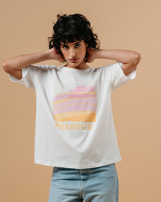 Camiseta PARADISO blanca
