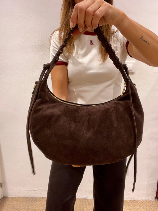 Bolso grande serraje marrón chocolate DAYTONA