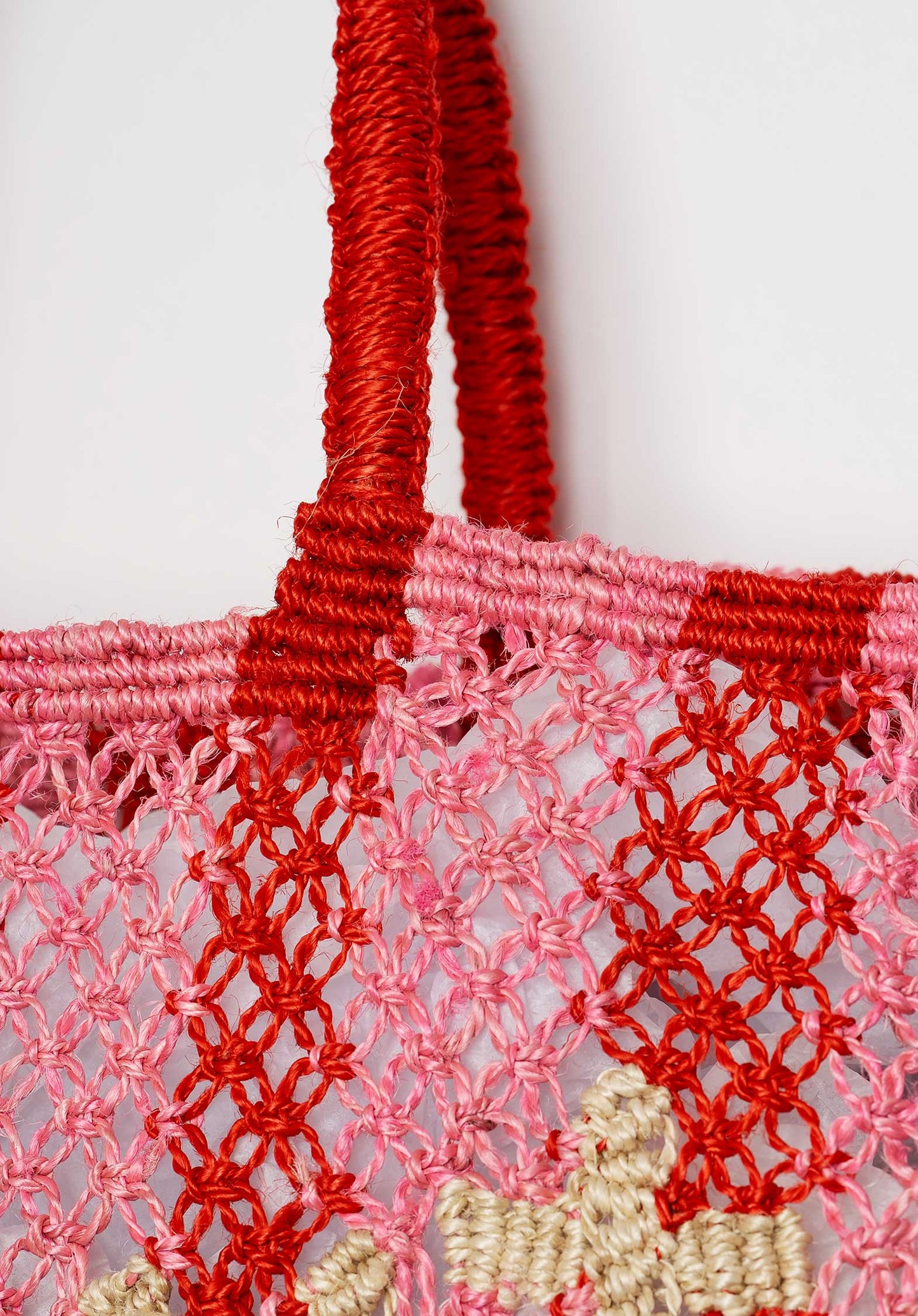 Bolso de yute rayas ENCHANTÉ