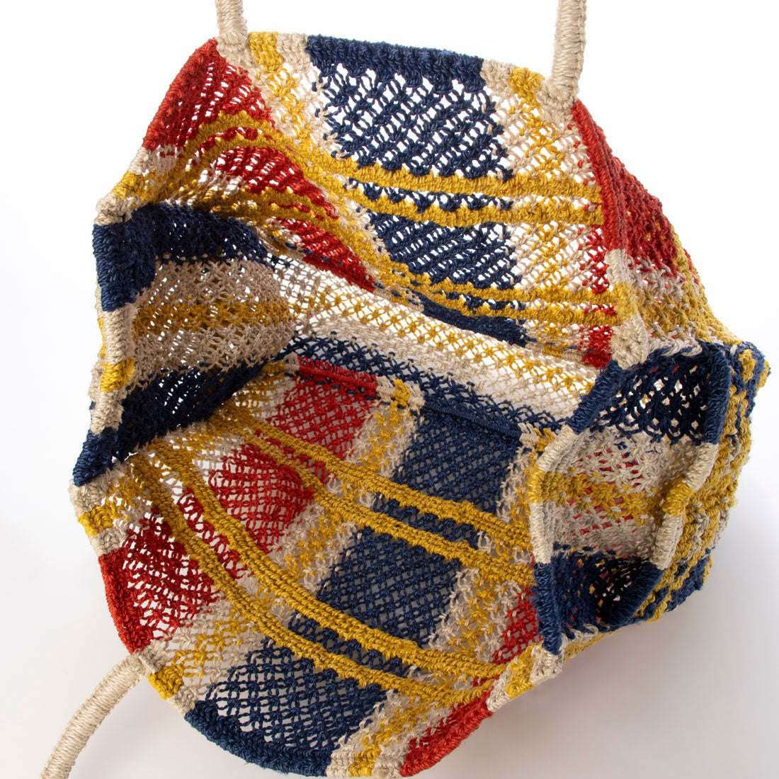 Bolso de yute TARTAN