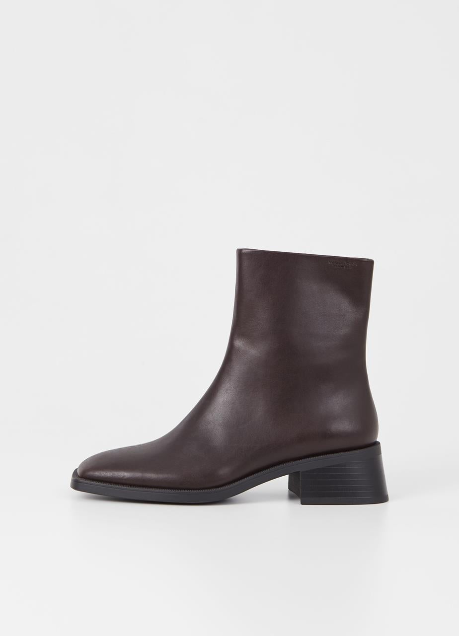 Bota marron chocolate de piel BRECK