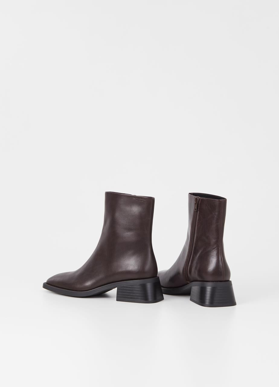 Bota marron chocolate de piel BRECK