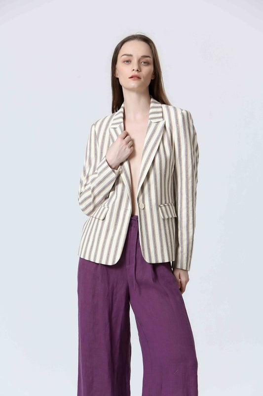 Blazer con rayas MIMMA