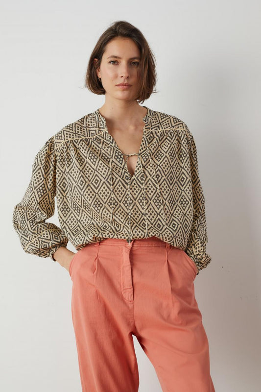 Blusa estampado étnico DIAM