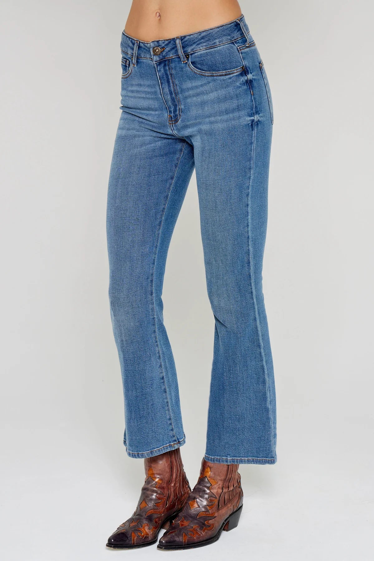 Jeans cropped flare SADE