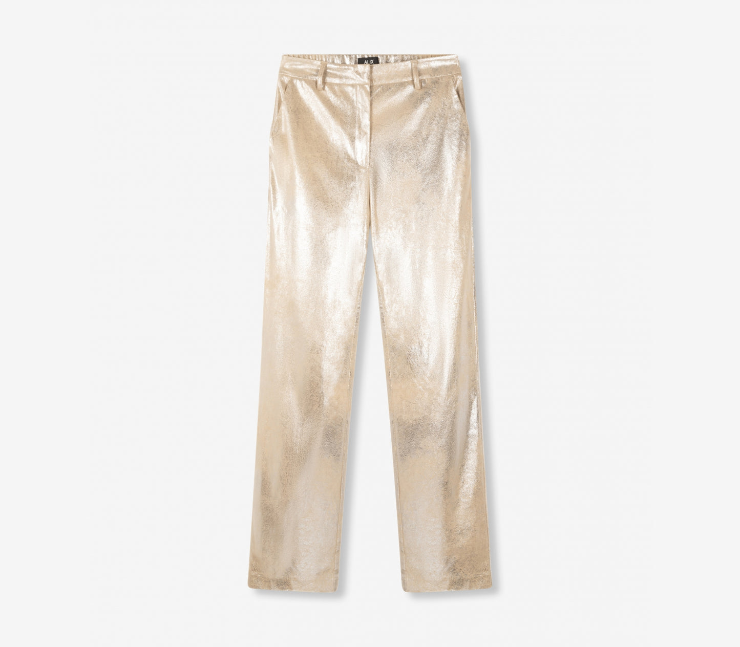 Pantalones de pierna recta dorados CHARLIZE