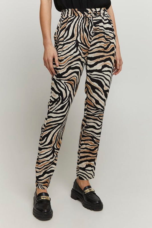 Pantalón fluido animal print JOLINE